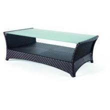Domus Ventures Dawn Resin Wicker Coffee Table (insert Milk Glass)