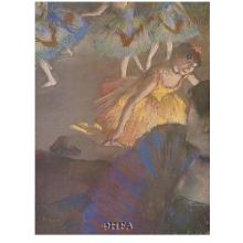 Ballerina And Lady With Fan Poster Print