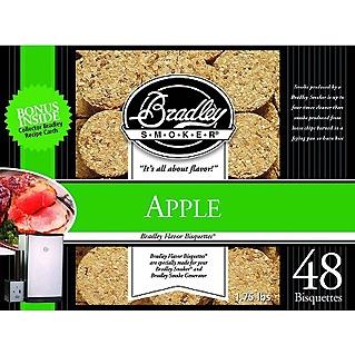 Bradley Technologies Smoker Bisquettes, Apple (48 Pack)