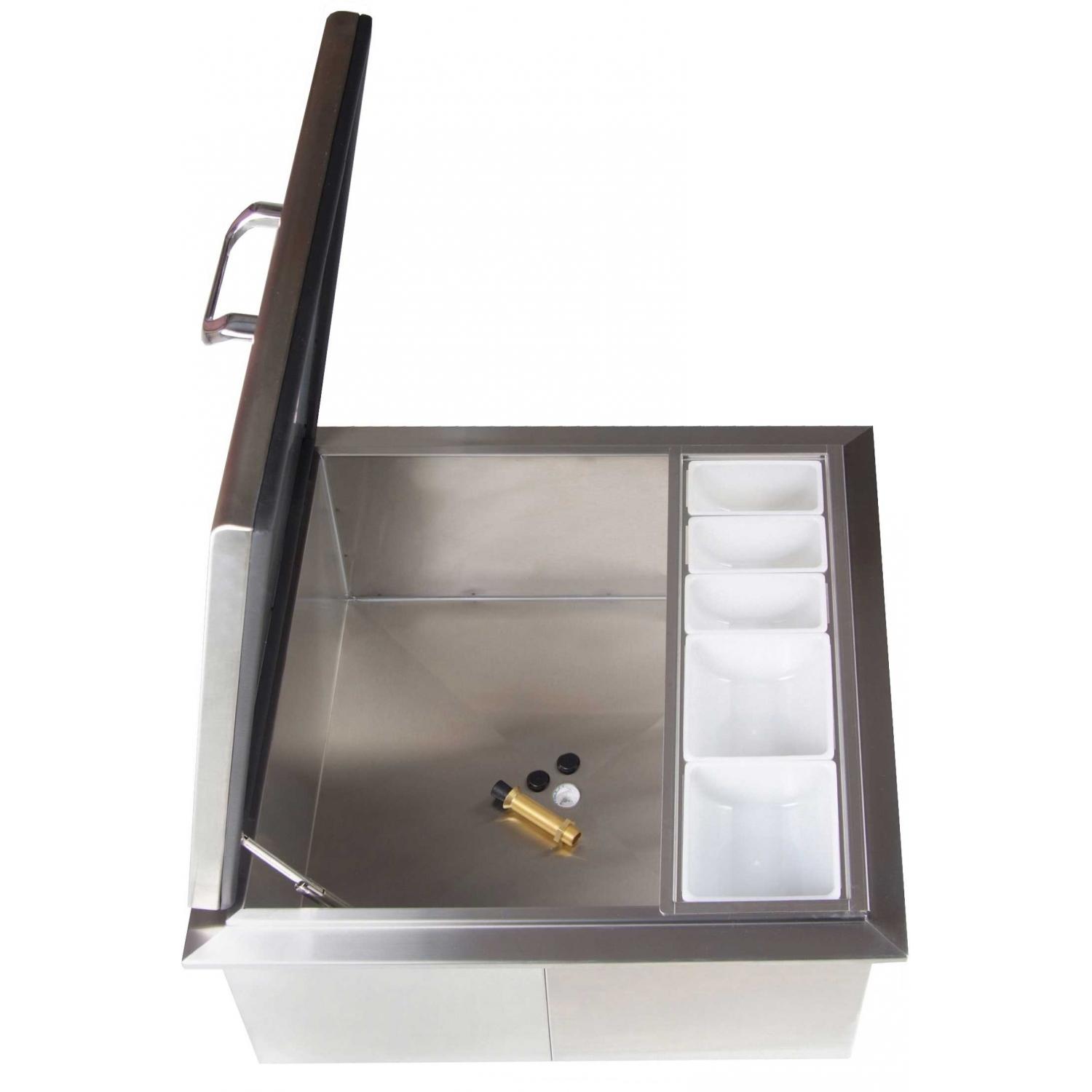 Open With Removable Condiment Holder