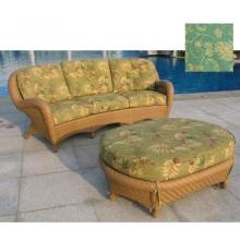 North Cape Oversized Ottoman Cushion ONLY (1)- Lido Ocean