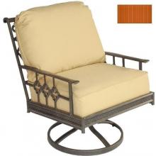 Windham Castings Provence Tailored Back Swivel Club Chair Cushion , Passport Rustic L