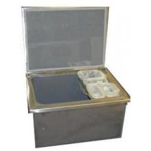 RCS Drop In Ice Bin Cooler With Condiment Trays