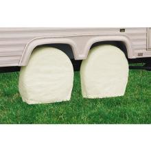 Rv Wheel Covers White - 40-42 Inch Wheel Diameter