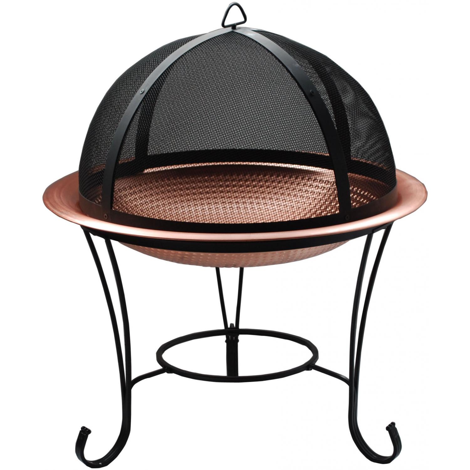 Fire Sense Fire Pits 30 Inch Round Copper Cocktail Fire Pit