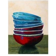 Balance Of The Bowls IV Poster Print