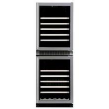 Marvel 90 Bottle Wine Cooler, Black Cabinet, Black Frame Glass Door