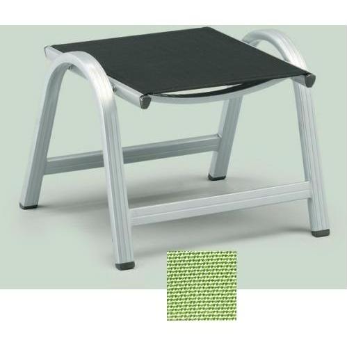 Kettler Basic Ottoman - White/Lime