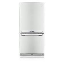 Samsung 21 Cu Ft. White Bottom Freezer Drawer Refrigerator With Power Freeze And Ext Digital Temp