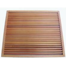 10 Square Foot Wall Western Red Cedar Panel With Exterior Stain Finish For 10 Square Foot Hexagon Gazebo By Cedar Delite