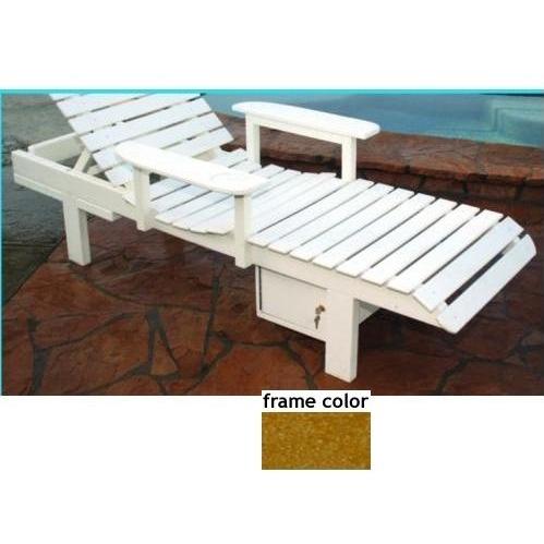 Eagle One Recycled Plastic Security Box For Avalon Lounge - Cedar