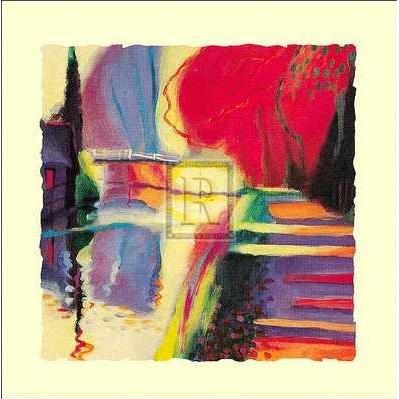 Gerry Baptist - Pathway Shadows Size 9x9 Poster Print Picture
