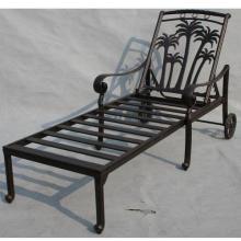 Darlee Palm Springs Cast Aluminum Chaise Lounge With Cushions