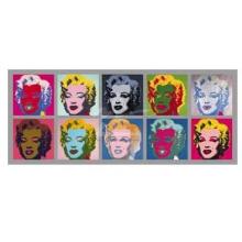 Ten Marilyns, 1967 Poster Print
