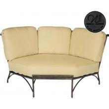 Windham Castings Provence Casual Back Corner Sectional Chair Frame Only, Black