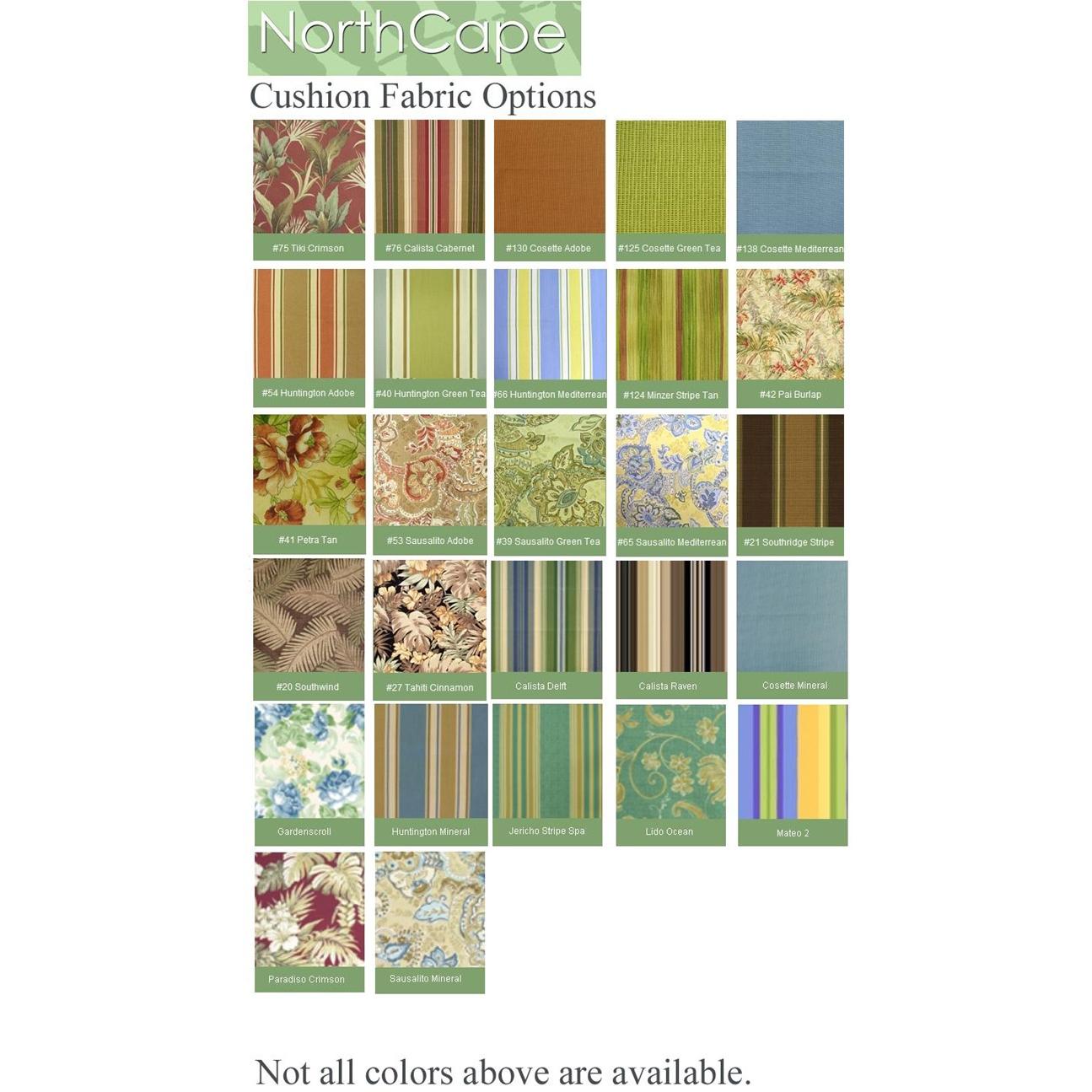 NCI North Cape International Patio Furniture Cushion Color Options