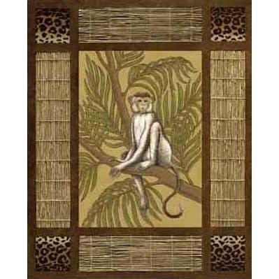 Seated Monkey Poster Print