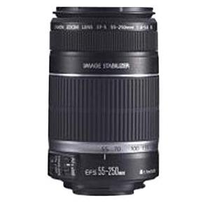 CANON 2044B002 EF-S 55 250MM F/4-5.6 IS IMAGE STABILIZER TELEPHOTO ZOOM LENS