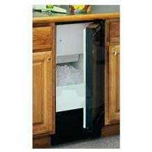 Marvel Clear Ice Maker, 15 Inches - White Cabinet W/ Stainless Steel Full Door Wrap