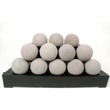 Rasmussen 30 Inch Natural ALTERNA Vent Free Propane Gas FireBalls With Black Chassis And Manual Safety Pilot