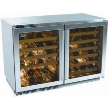 Perlick Freestanding Double Wine Reserve With Stainless Glass Doors (x 2)