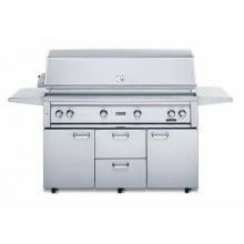 Lynx Gas Grills 54 Inch Propane Gas Grill On Cart With 1 ProSear Burner And Rotisserie L54PSFR-1-LP