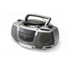 COBY AM/FM CASSETTE CD PLAYER/RECORDER 110-220