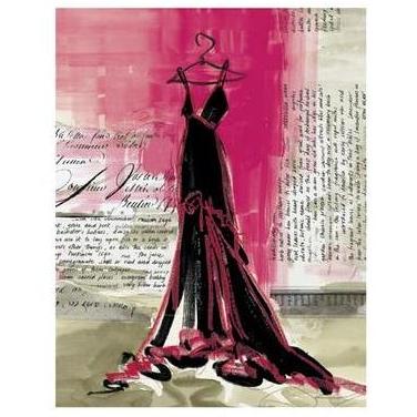 Perfect Black Dress Poster Print