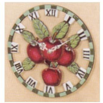 Old Dutch Hand Painted Apple Wall Clock