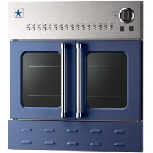 BlueStar 36 Inch Cobalt Blue Single Built In Convection Natural Gas Wall Oven