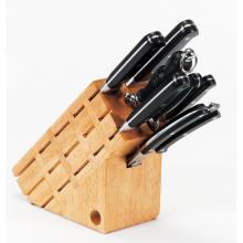 Maxam Drop Forge Style Cutlery in wood block � 8pc
