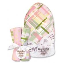 Nantucket Pink Hooded Towel & Wash Cloth Bouquet Set