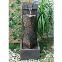 Alfresco Home Spirale Fountain With Pump And Light