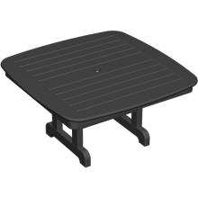Poly-Wood Recycled Plastic Wood Nautical Conversational Table - 37 Inch Square