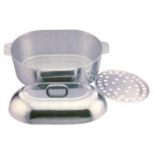 Aluminum Oval Roaster - 15 Inch