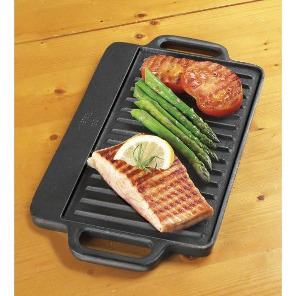 Universal Griddles Reversible Seasoned Cast Iron Griddle - PS189