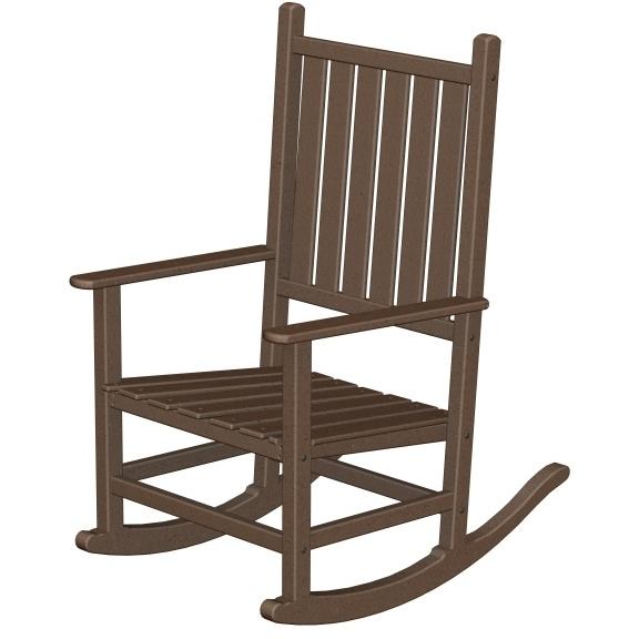Poly-Wood Recycled Plastic Wood Traditional Rocking Chair