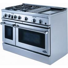 DCS Gas Range 48 Inch Natural Gas Range W/ Grill & Griddle By Fisher Paykel - RGT-484GG