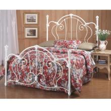 Hillsdale Cherie Ivory Metal Bed Set With Frame - Queen