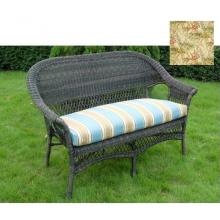 North Cape Tufted Love Seat Cushion ONLY (1)- Pai Burlap
