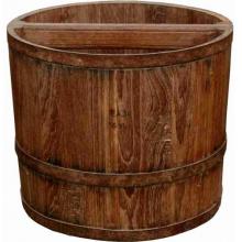 Teak Water Bucket Garden Planter