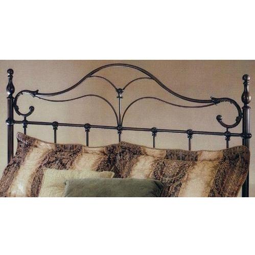 Hillsdale Bennett Antique Bronze Metal Headboard With Frame - Full/Queen - 1249HFQR