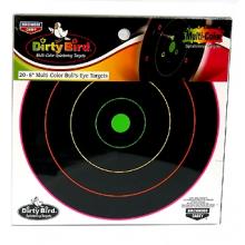 Birchwood Casey Dirty Bird Multi-Color Target, 8 Inch, (Per 20)