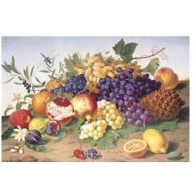 Still Life Of Grapes, Pineapple, Figs Poster Print