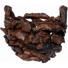 Teak Wood Drifter Basket-Round