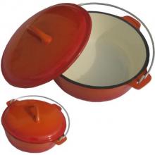 Enamel Cast Iron Dutch Oven - 2 Qt
