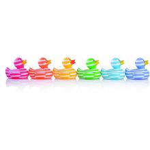 Elegant Baby My First Rubber Duck - Yellow Stripes