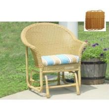 North Cape Naples Resin Wicker Single Glider - Honey