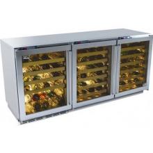 Perlick Freestanding Triple Wine Reserve With Overlay Glass Door (x 3) (Requires Custom Panels)