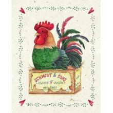 Schmidt And Sons Rooster Poster Print